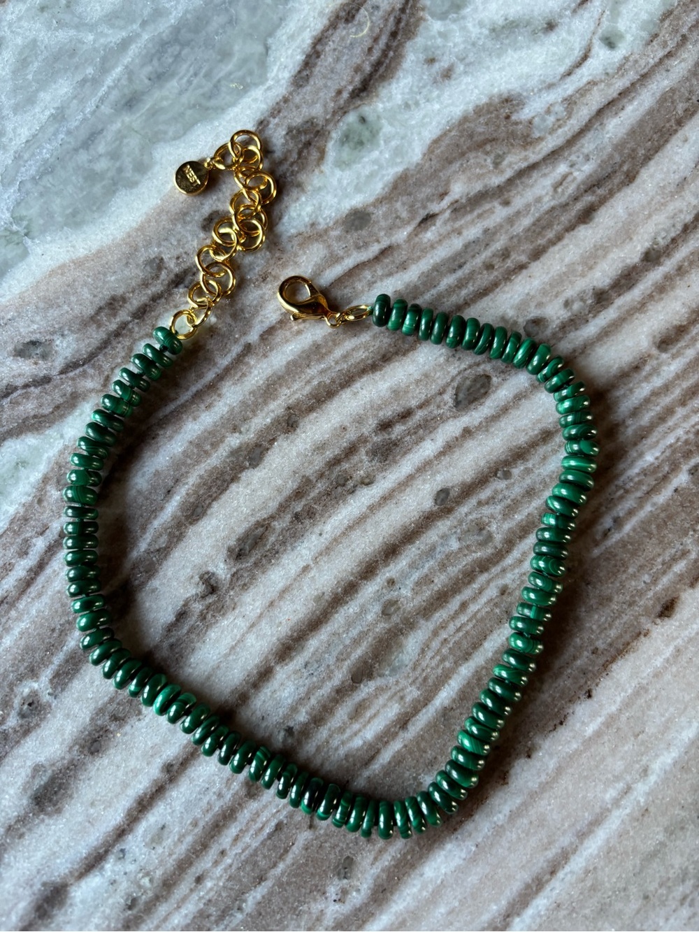 Malachite Beaded Necklace